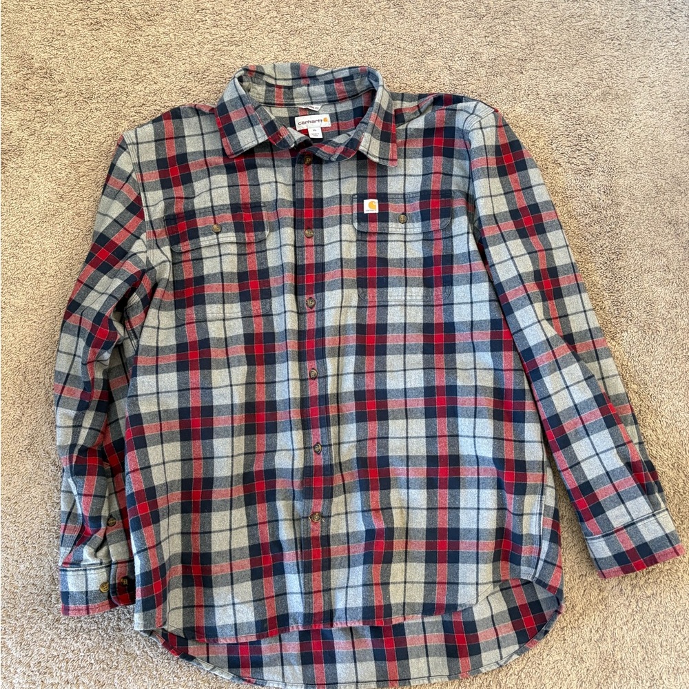 Men's Carhartt Plaid Flannel Shirt